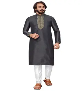Kurta เสื้อผ้าอิสลามสำหรับผู้ชาย,ผลิตเสื้อผ้าบังคลาเทศสำหรับปากีสถานอินเดีย