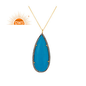 925เงินสเตอร์ลิงธรรมชาติสีเขียวขุ่นและสีขาวเพทายพลอยจี้สร้อยคอสำหรับผู้หญิงเครื่องประดับผู้ผลิต - Product Image 1