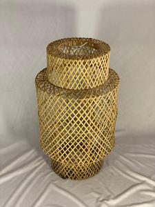 สิ่งแวดล้อมจี้โคมไฟไม้แขวนโคมไฟหวายโคมไฟจี้หวาย - Product Image 3