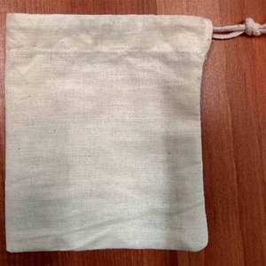 Bolsas con cordón de algodón 100%, bolsas de regalo, bolsas para recoger monedas, cierre pequeño, sostenible, reutilizable, moderno y suave con estilo - Product Image 4