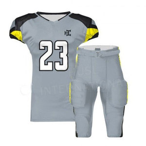 Dernier design d'uniforme de football américain, nouveau style, uniforme de football américain pour jeunes, prix de gros - Product Image 1