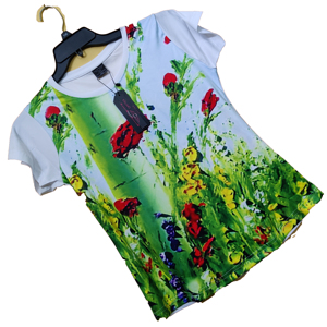 Camiseta estampada con cuello redondo de alta calidad para mujer, recién llegado, estilo informal de moda, tejido, orientado a la exportación de Bangladesh - Product Image 6
