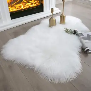 Chất Lượng Cao Tổng Hợp Faux Lông Cừu Đầu Giường Thảm Fluffy Faux Fur Rug