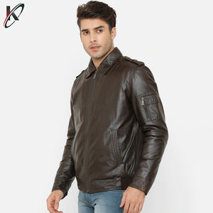 Chaquetas de invierno para hombre Abrigo de piel personalizado de buena calidad con cuello levantado Abrigos de moda cálidos finos - Product Image 5