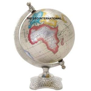 Globe en aluminium en forme de rectangle poli brillant Décoration de bureau à domicile d'occasion moderne Globe de bureau à vendre - Product Image 5