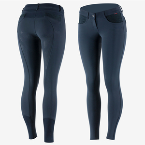 Pantalones ecuestres de mujer de mejor rendimiento, pantalones de silicona con agarre elástico, pantalones de montar a caballo al por mayor a granel personalizados - Product Image 2