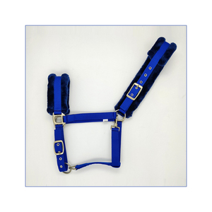 Nouveau Premium Qualité Bleu Noir Cheval Halters Durable PP Cuir Nylon PVC Western Style Corde Halter Direct Fabricant Exportateur - Product Image 2