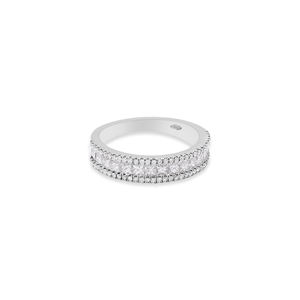 Anillo de Diamantes de Oro Blanco de 18k, Corte Clásico IGI, Anillos de Boda Hechos a Mano, Anillos para Ella, Venta al Por Mayor Garantizada - Product Image 1
