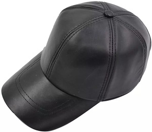 Casquette à rabat en cuir marron foncé, casquette de Baseball, en peau de mouton, personnalisable, avec votre propre Design, avec Logo brodé, 100% - Product Image 5