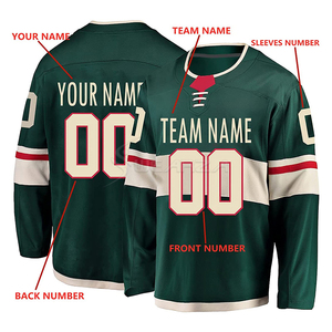 Maillot de football sur glace à impression réversible, produit de qualité supérieure, personnalisé, pour équipe, en sergé - Product Image 2