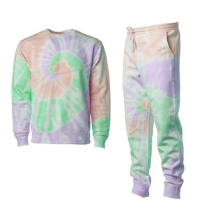 Costume 2 pièces pour hommes, vêtements grande taille, Sweat-shirt à teinture par nouage, nouvelle collection 2021 - Product Image 6