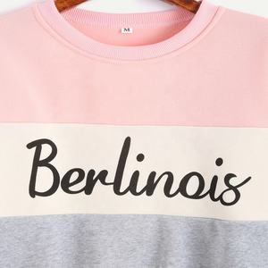 Sweat-shirt en molleton de coton imprimé pour femmes, motif à carreaux - Tailles et couleurs personnalisables - Product Image 2