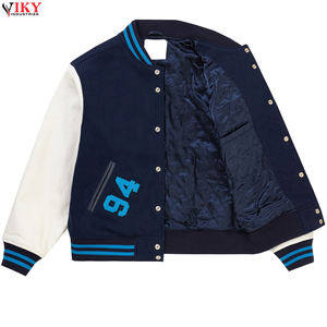 Veste universitaire Letterman pour hommes Prix raisonnable Conception personnalisée Veste universitaire à manches longues en chenille avec broderie - Product Image 6