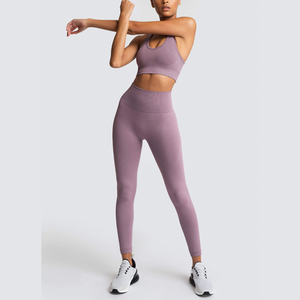 Conjunto deportivo OEM Active Gym Wear y leggings de fitness para mujer - Product Image 3