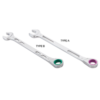 Llaves de Trinquete de Doble Extremo Cromadas de Aleación, Métricas, para Reparación de Automóviles, Herramienta de Bricolaje, Personalizables, con Soporte OEM, Certificación DIN