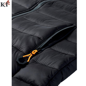 KEVEN IMPEX 7 4V Battery Winter Custom Ski Hunting Puffer Jacket Eco-Friendly <b>Heated</b> <b>Coats</b> Warm Clothing Black Casual 100% Silk - Product Image 5