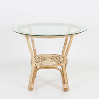 Conjunto de Sofá Moderno para Sala de Estar Bahama Spider de Ratán Natural, Silla Apilable Económica de Alta Capacidad de Carga