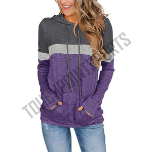 Sudadera con capucha informal para mujer, jersey de manga larga con logotipo personalizado, alta calidad - Product Image 5