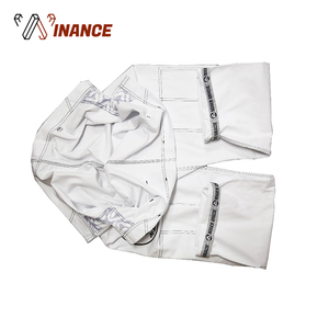 Bjj Gi ชุดกิโมโนผ้าฝ้าย Bjj Gi,ชุดกิโมโนผ้าฝ้าย100% สีขาวมุก Gi Jiu Jitsu กำหนดเอง - Product Image 6
