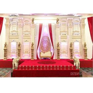 โครงฉากหลังงานแต่งงานแบบดั้งเดิม โครงเวทีงานแต่งงานขนาดใหญ่ทันสมัย ตกแต่งโครงเวทีงานแต่งงานสวยงาม โครงเวทีงานแต่งงาน FRP สหรัฐอเมริกา - Product Image 1