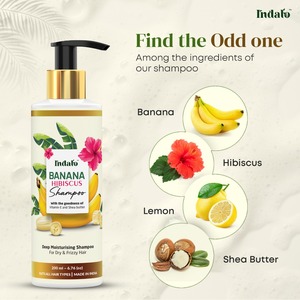 Après-shampoing naturel à la banane et à l'hibiscus, beurre de karité, sans produits chimiques, lissage, réparation des dommages, rafraîchissant pour les cheveux colorés - Product Image 6