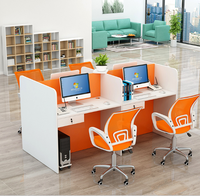 Bureau combo personnel, meuble de bureau, pour 4 personnes, combinaison