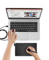 HUION — tablette graphique professionnelle H580X, sans batterie, 8192 niveaux de pression, panneau numérique, bon prix