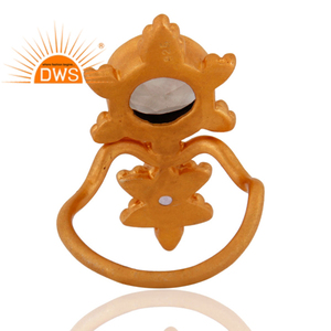 Bague multi-pierres précieuses pour femmes, bijou pour doigt, plaqué or 18k, argent 925, vente en gros, offre spéciale - Product Image 3