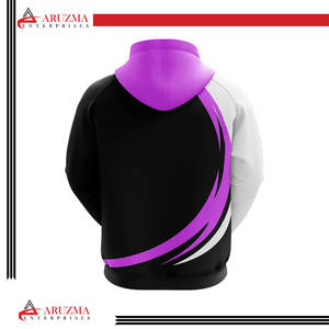 100% โพลีเอสเตอร์ขนแกะผ้าสีธรรมดาเสื้อกันหนาวหมวกสำหรับผู้ชาย/ขายส่งระเหิดพิมพ์ Hoodie - Product Image 4