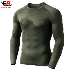 Mejor precio de fábrica personalizado de los hombres de protección UV Rash Guard más caliente traje de baño tendencia Surf camisa - Product Image 3