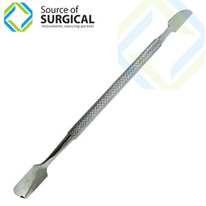 Vente en gros de pinces à cuticules professionnelles avec pelle Ensemble de pinces et poussoirs à cuticules en acier inoxydable avec logo personnalisé Outil de manucure - Product Image 1