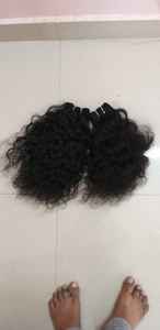 Extensions de cheveux Remy indiens naturels 100% de haute qualité, cheveux humains bouclés, paquets vierges à cuticule alignée, vente en gros, main douce - Product Image 6