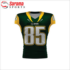 Profesional personalizado su propio logotipo nuevo diseño precio barato transpirable uniforme de fútbol americano, - Product Image 2