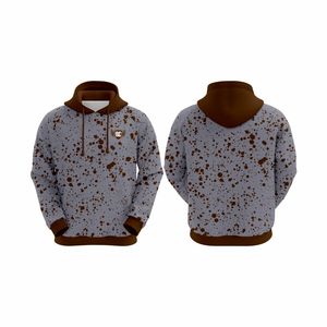 Sweat à capuche en molleton à motif solide en polyester XS 100% pour hommes, sweat-shirt à capuche imprimé par sublimation de haute qualité, vêtements d'hiver personnalisés - Product Image 1