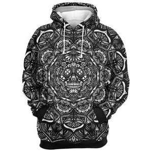 Sudadera con capucha para hombre, con logotipo personalizado, impresión de pantalla - Product Image 4