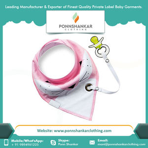 Aby-Baberos de muselina con volantes 100%, Baberos de gasa con estampado personalizado, paquete de 8 piezas - Product Image 4