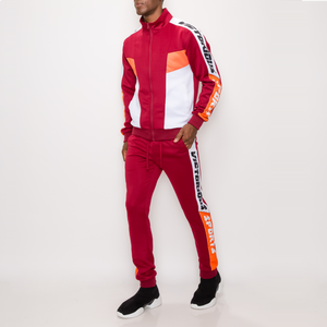 Chándal personalizado en relieve 3d para hombre, traje de entrenamiento de etiqueta privada, personalizado, 2 piezas, venta al por mayor - Product Image 3