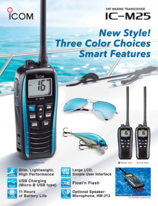 IC-M25 VHF Marine <b>Portable</b> <b>Radio</b> - Product Image 5