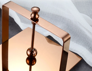 ชั้นวางผ้าขนหนูสแตนเลสแบบง่ายที่ใส่ทิชชู่ที่แขวนผ้าเช็ดปากโลหะ - Product Image 5