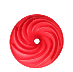Stampi in Silicone a Spirale Cava per Torte, Resistenti alle Alte Temperature, per Pasticceria Casalinga e Natalizia, Confezione in Sacchetto - Product Image 2
