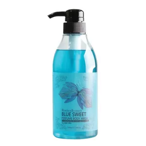 ISO22716 GMP Korea cosmetic whitening moisturizing bath&body cleanser shower gel Rooicell BlueSweet Perfume Body Wash 500ml