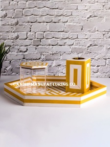 ชุดถาดมุกของอินเดียพร้อมที่เผาไม้ธูปกำยาน ambergris clary Sage และกล่องเครื่องประดับที่มีกลิ่นหอมของมหาสมุทร - Product Image 2