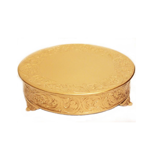 Nouveau Design Or En Relief Gâteau Stand - Product Image 1