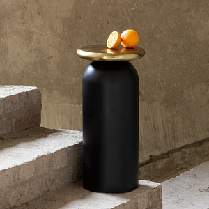 Iron Scuba Round <b>Side</b> <b>Table</b> Usage Room Modern Round Made in India Top All Office Home Room Restaurant Super Market 2022 Best - Product Image 2