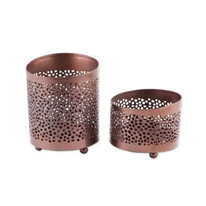 Bougeoir votif en cuivre Antique, 1 pièce, porte-bougie - Product Image 1