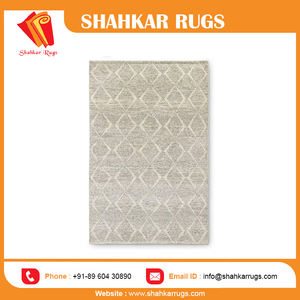 Tapis d'extérieur de haute qualité Tapis en laine bon marché pour l'espace de la chambre Motif rond Prix de gros du fabricant - Product Image 4