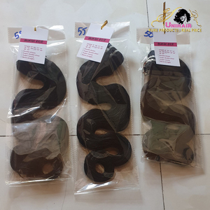 Raw Virgin หนังกำพร้าชิดผมสานมัดผมผู้ขายต่อผมมนุษย์ - Product Image 4