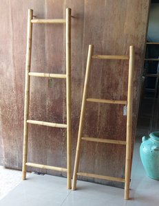 Eco - Friendly Bamboo Step <b>Ladder</b> Folding <b>Ladder</b> for home decoration Strong and easy to use Bamboo Storage <b>Ladder</b> Shelf Rack - Product Image 5