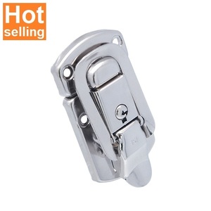 Caja de metal chapada en zinc de alta calidad, pestillo de cerradura para cajas de vuelo, caja de bloqueo giratorio, venta al por menor, HC266 - Product Image 1