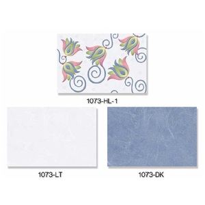 Carrelage mural en céramique couleur bleu ciel design spécial salle de bain 30x45cm - Product Image 1